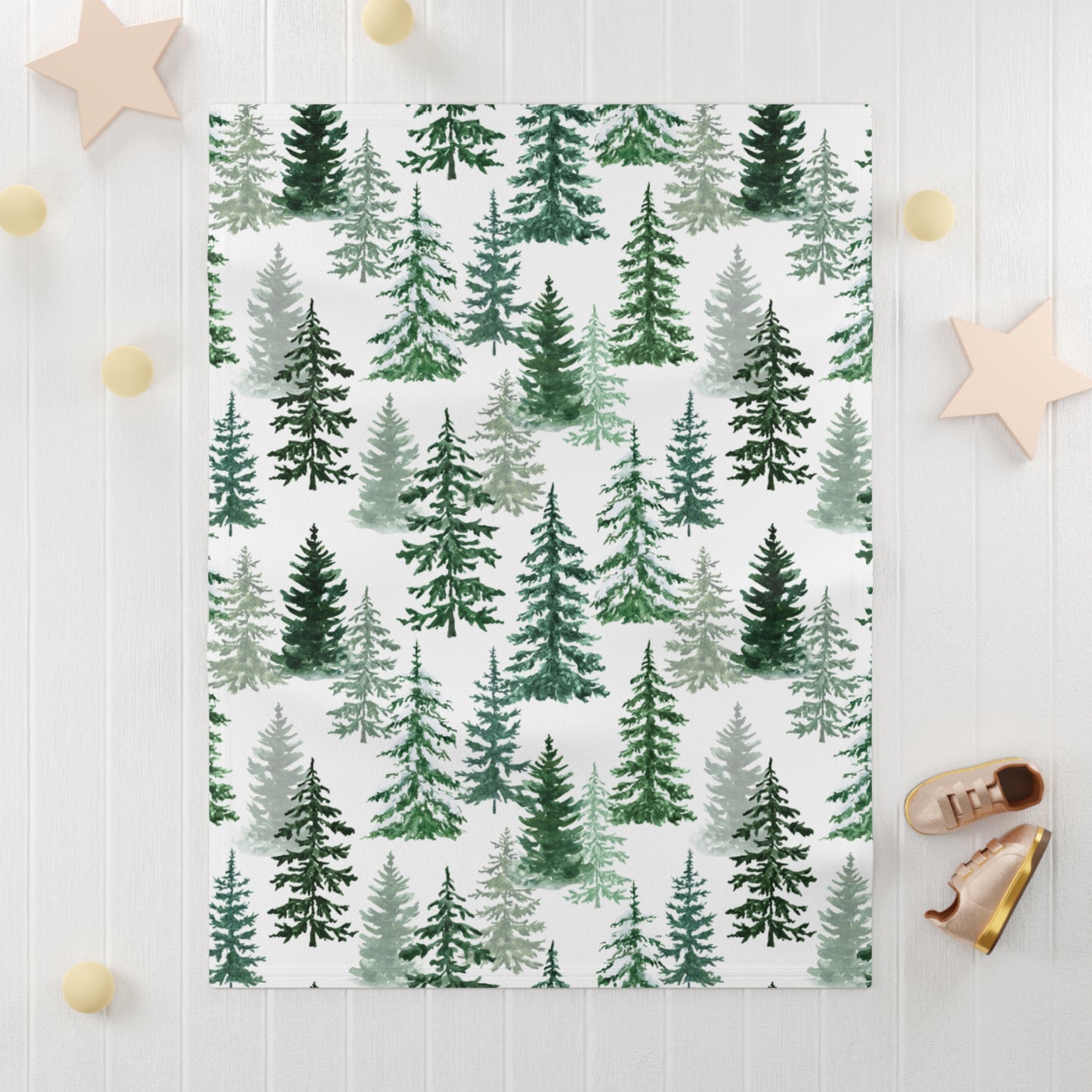 Timber - Soft Fleece Baby Blanket