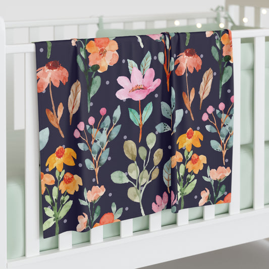 Floral - Baby Swaddle Blanket