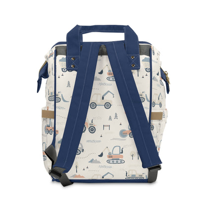 Heavy Equipment Diaper Backpack