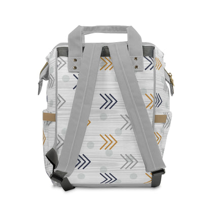 Blue Arrow Diaper Backpack