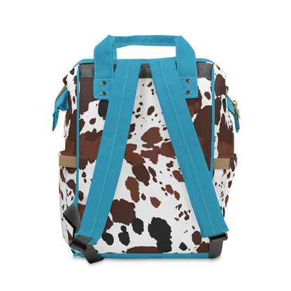 Cowprint Diaper Backpack