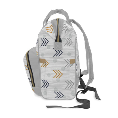 Blue Arrow Diaper Backpack