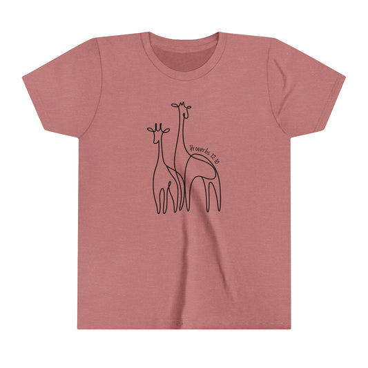 Youth Giraffe Short Sleeve Tee