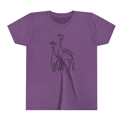 Youth Giraffe Short Sleeve Tee