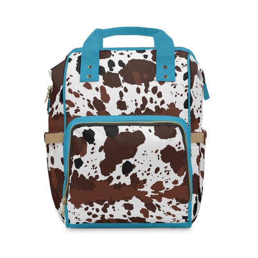 Cowprint Diaper Backpack